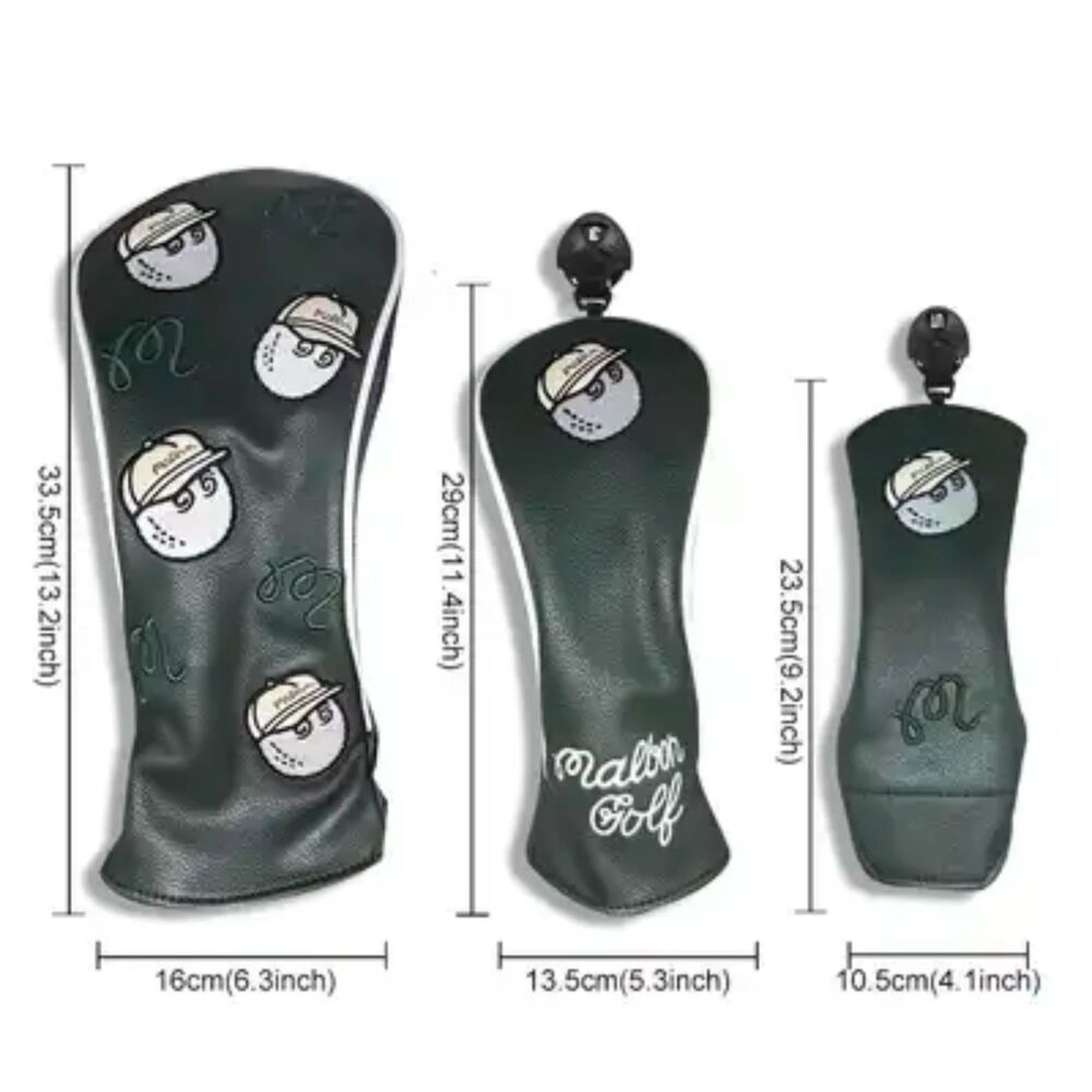 Malbon Golf Club Head Cover Set